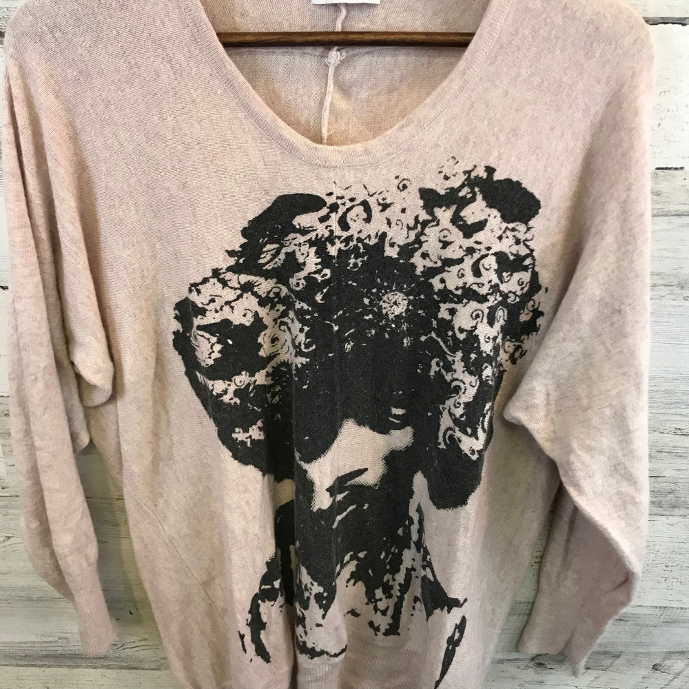 Red Brand Angora Sweater [416b6]